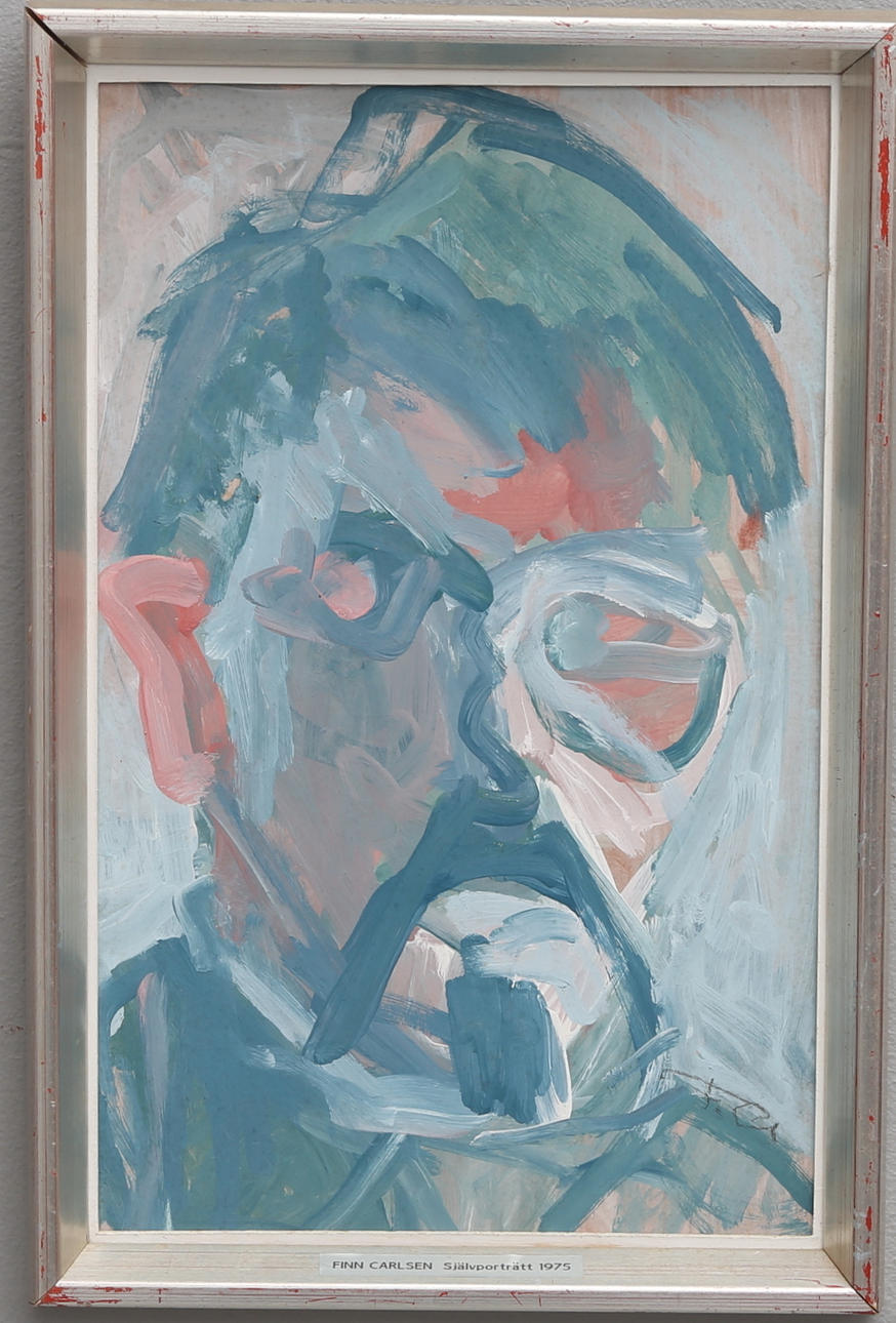 FINN CARLSEN. SELF-PORTRAIT.
