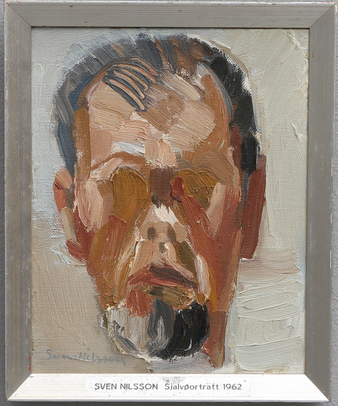 SVEN NILSSON. SELF-PORTRAIT.