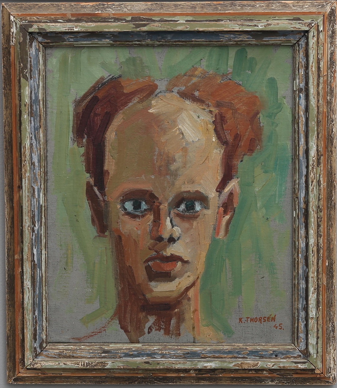 KURT THORSÉN. SELVPORTRÆT.