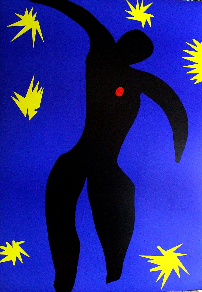 HENRI MATISSE. NACH. Lithographischer Offsetdruck, "Ikarus".