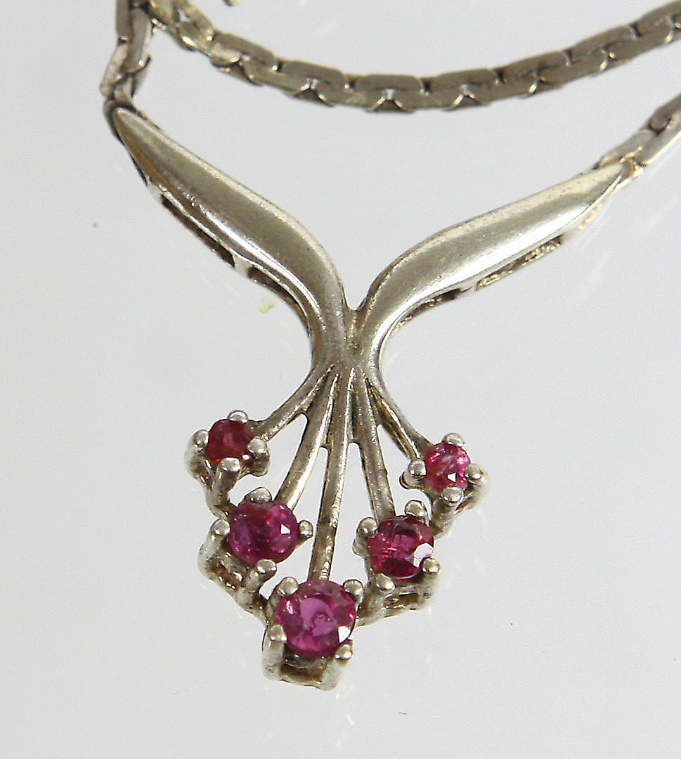 RUBIN COLLIER, SILBER 925.