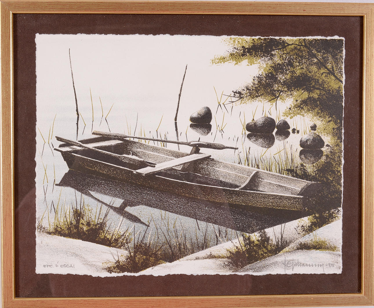 NILS ERIK JOHANSSON. Color lithograph.