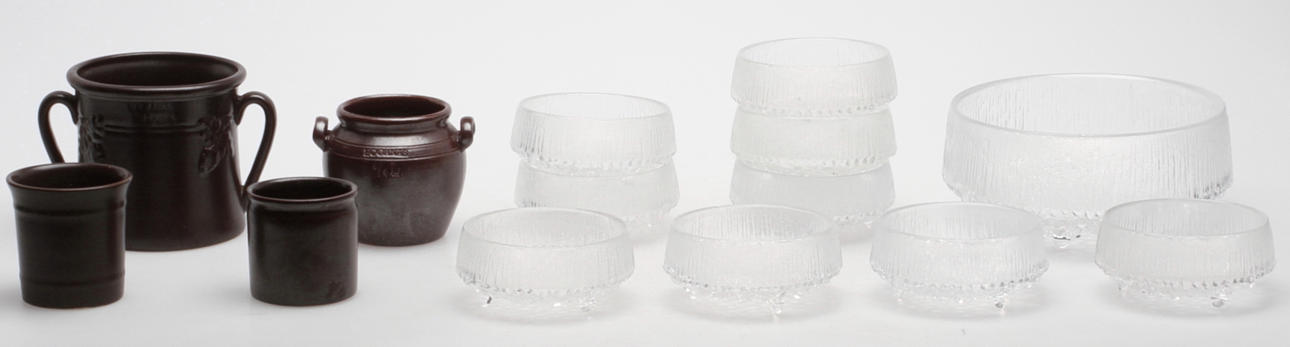 DESSERTSERVIS Iittala 10 delar samt KRUS.