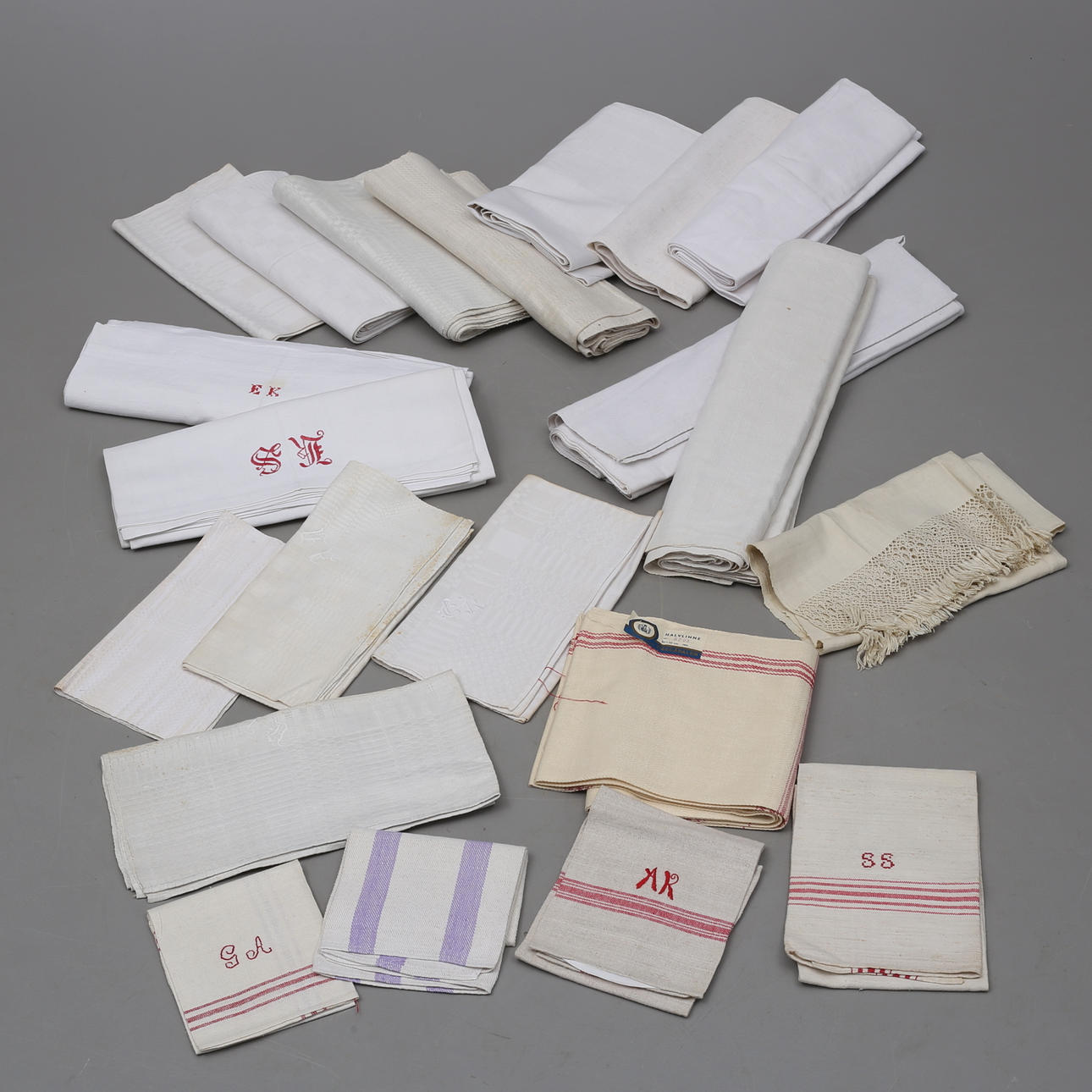 LAKAN, DUKAR, HANDDUKAR, linne.