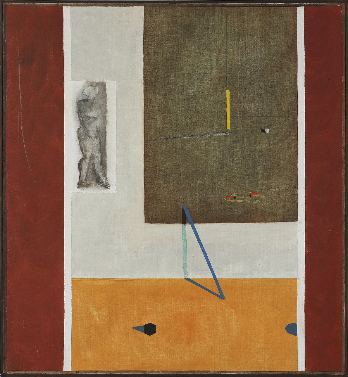 LASSE PERSSON. "Gunghästen" olja på duk.