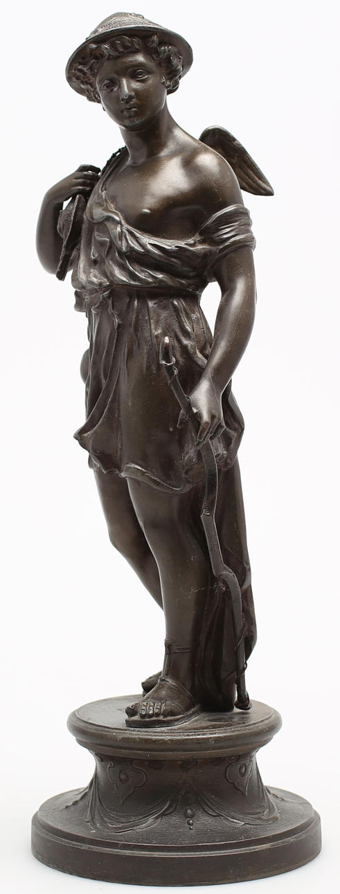 SKULPTUR, patinerad metall, 1900-talets mitt.