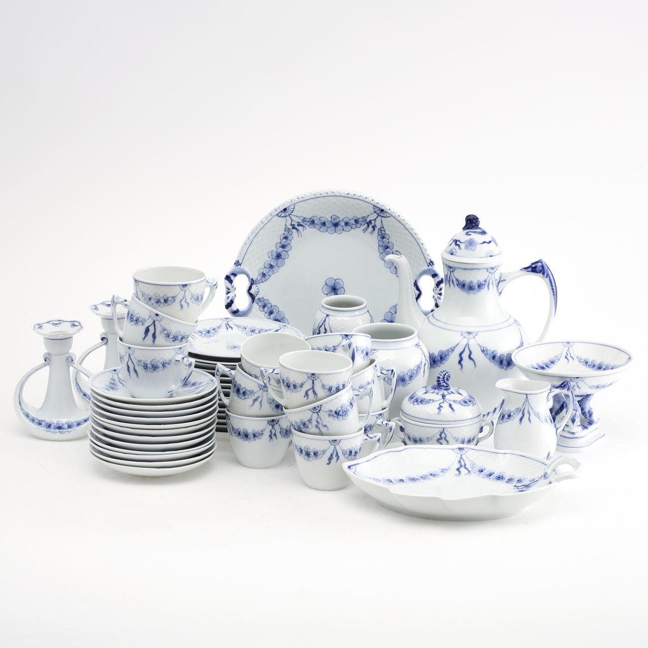 KAFFESERVIS, 36 delar, "Empire", Bing & Gröndahl.