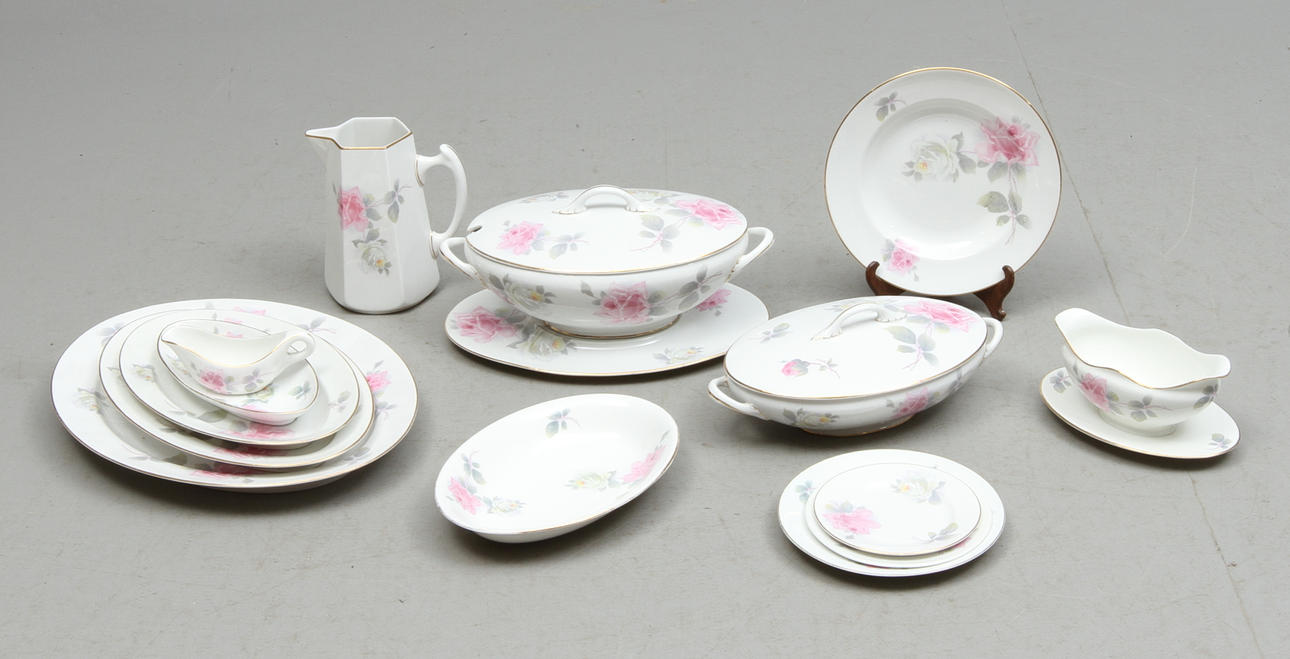 MATSERVIS, ca 60 delar, porslin, Rörstrand,.