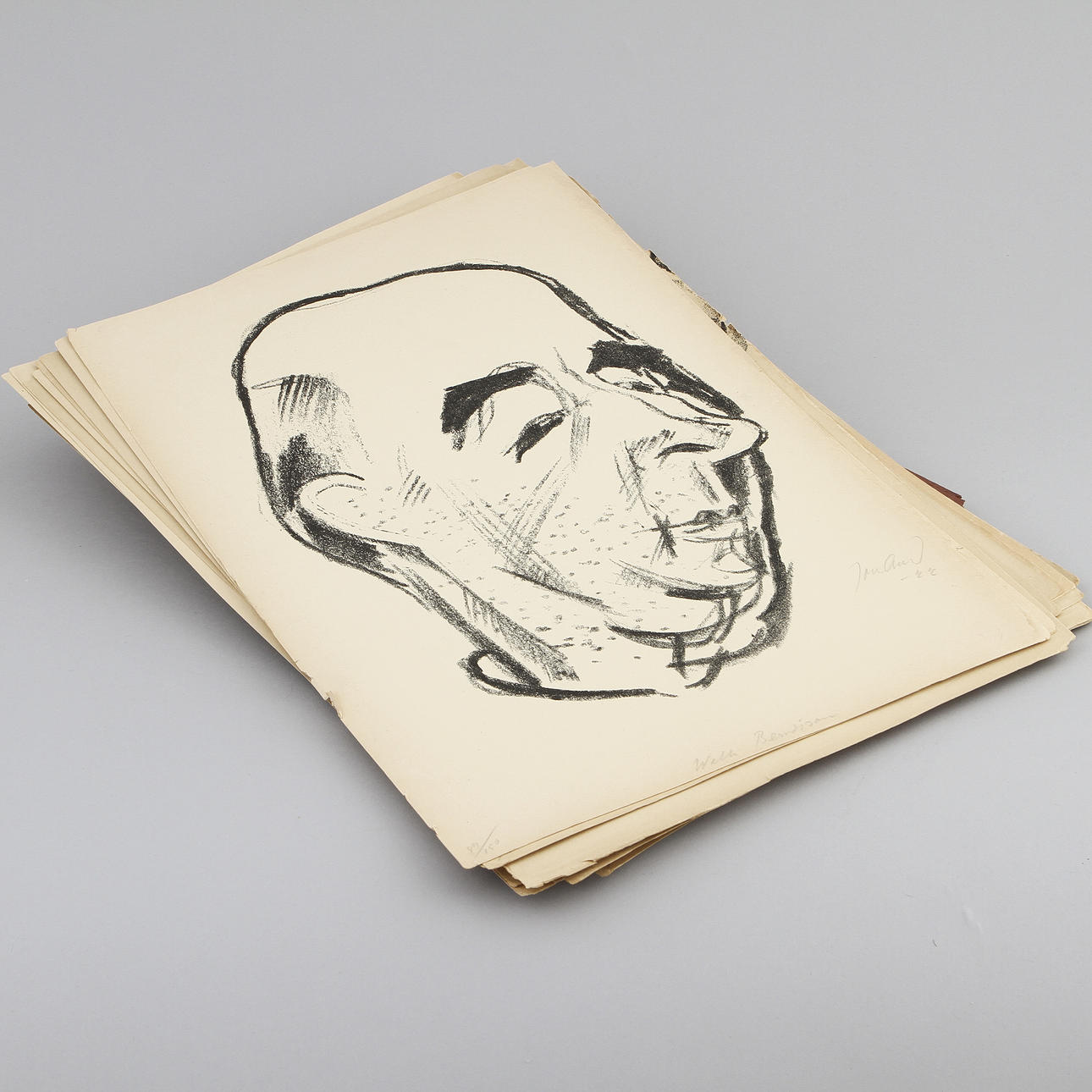 JOHN JON AND. "28 Croquis" Lorensbergsteatern okt. 1922.