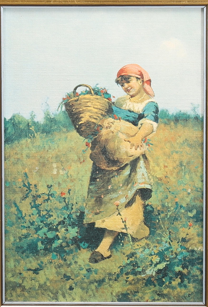 FRANCESCO CAPUANO. Master Art-tryck, "Skörd".