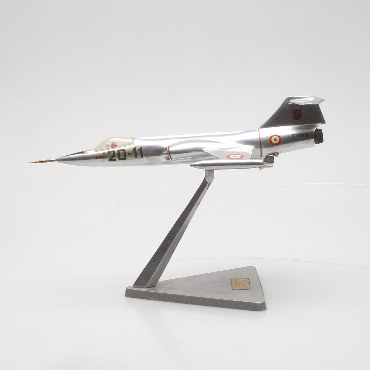 FLUGZEUGMODELL, Metall, Lockheed F-104 Starfighter.