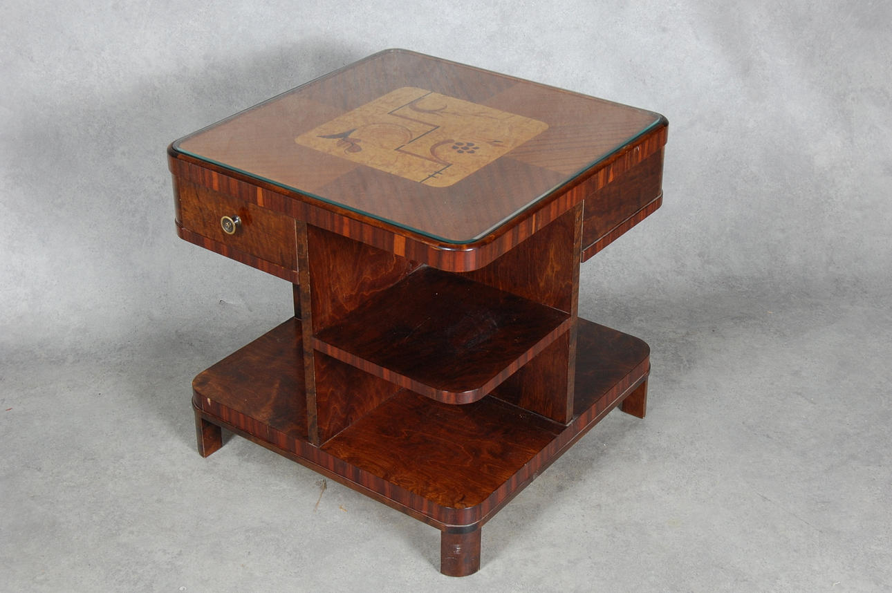 RÖKBORD, intarsia, Art Deco, 1920-tal.