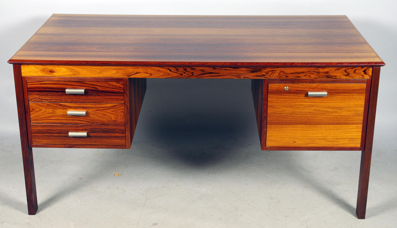 SKRIVBORD, jakaranda, 1960-tal.