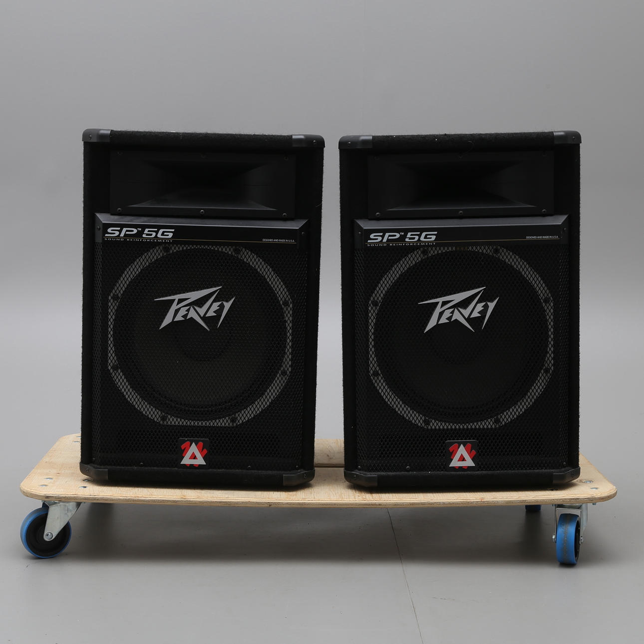 PA SPEAKERS, pair, Peavey, model SP 5G.