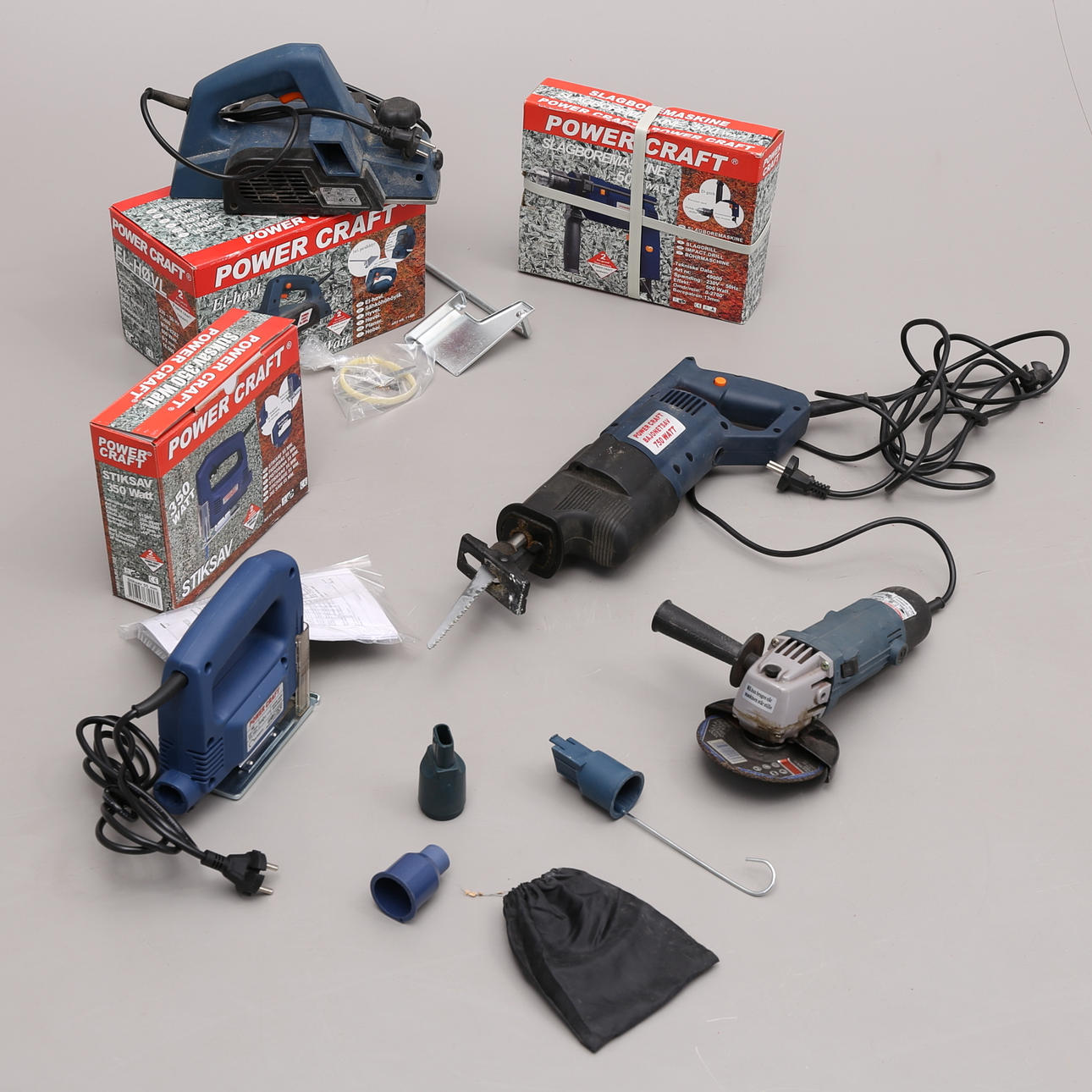 HANDMASKINER, 5 st, Power Craft.