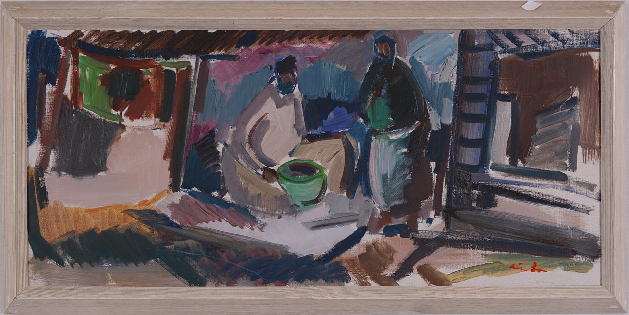 ERIC LOO. Olja på duk.