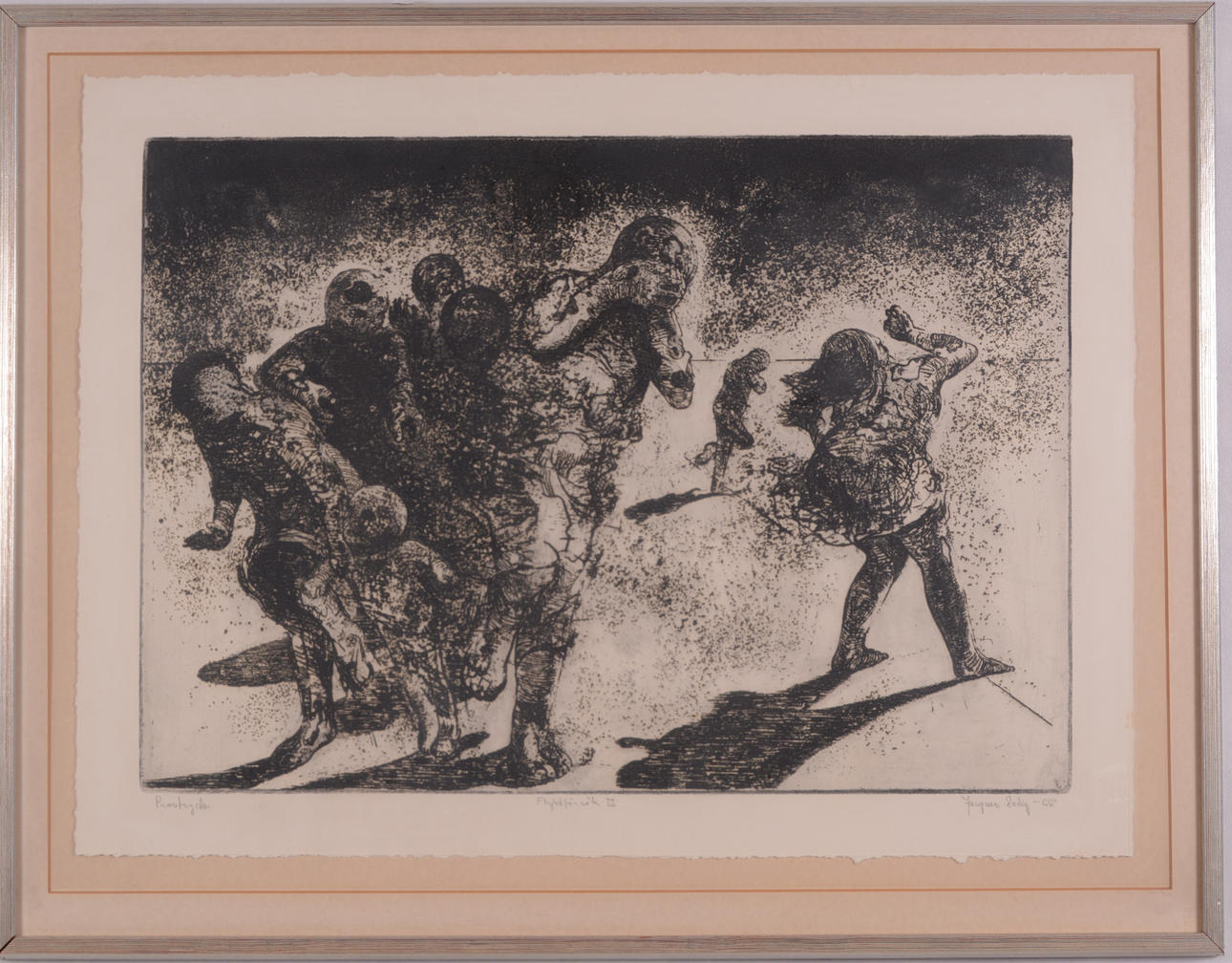 JACQUES ZADIG. Etsning.