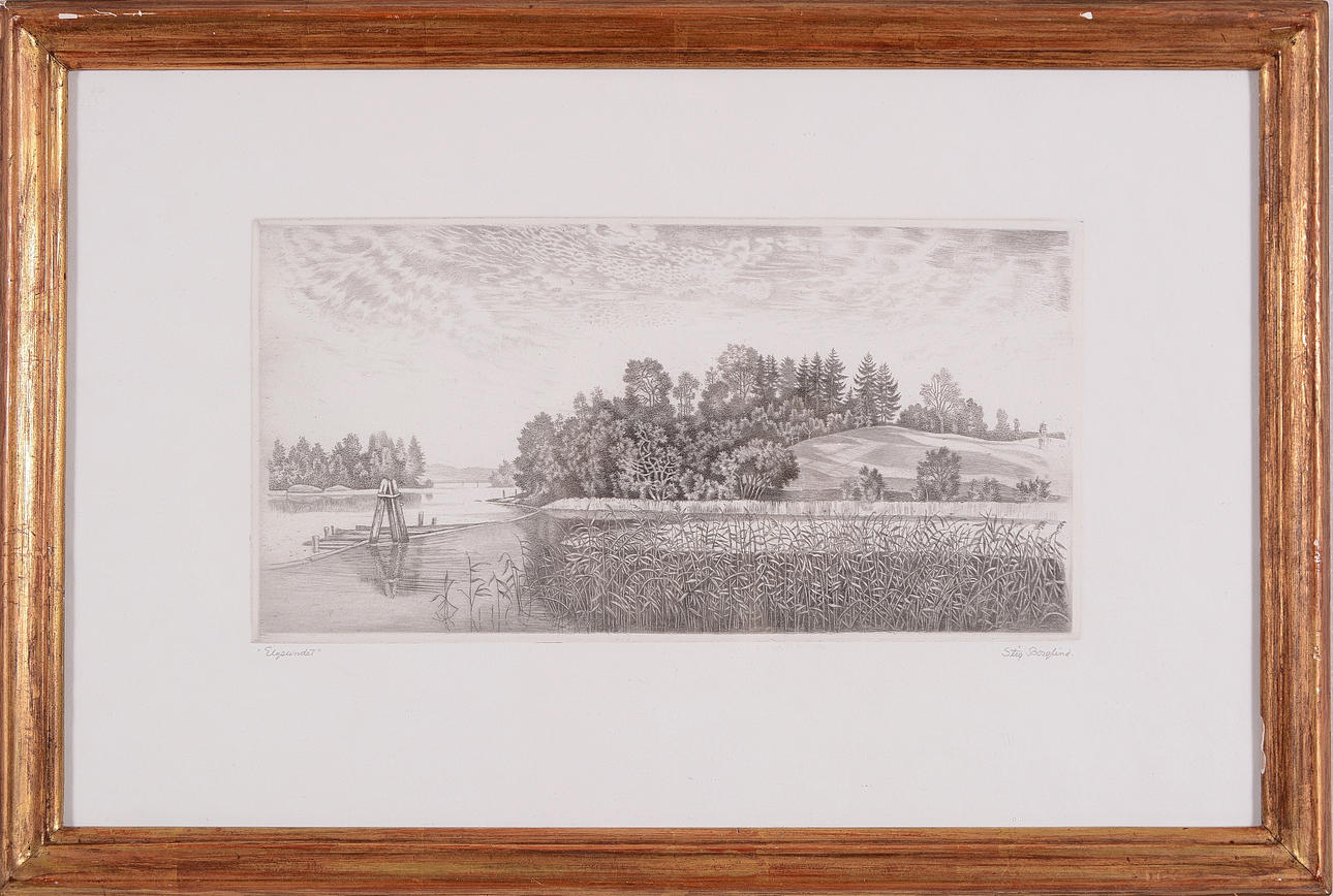 STIG BORGLIND. Etsaus. "Hirven ääni".