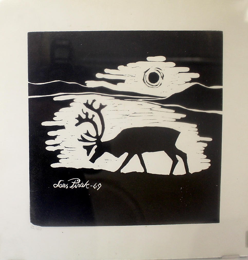 LARS PIRAK. Lithographie, sauber, nummeriert 72/450.