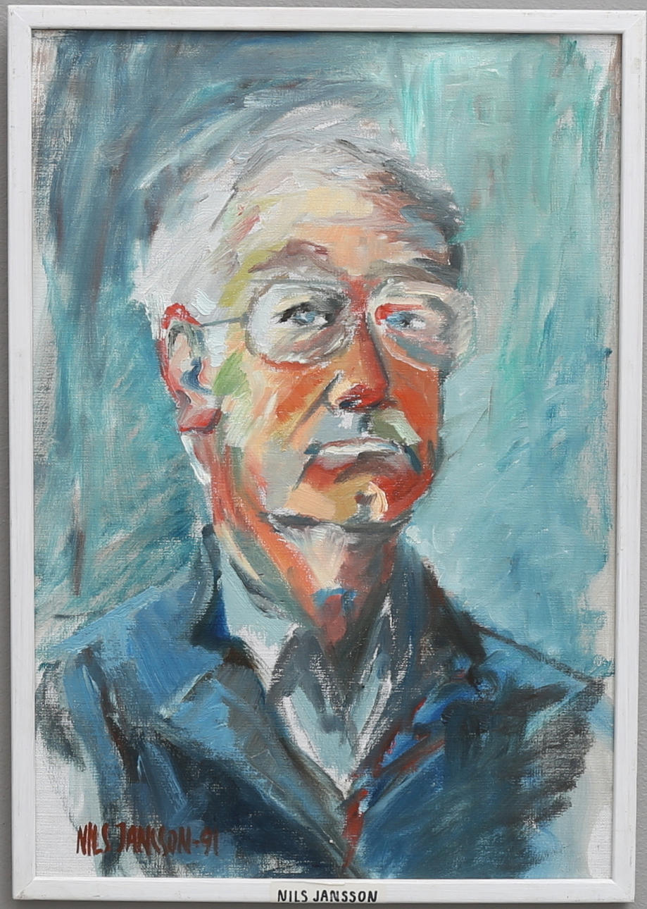 NILS JANSSON. SELF PORTRAIT 1991.