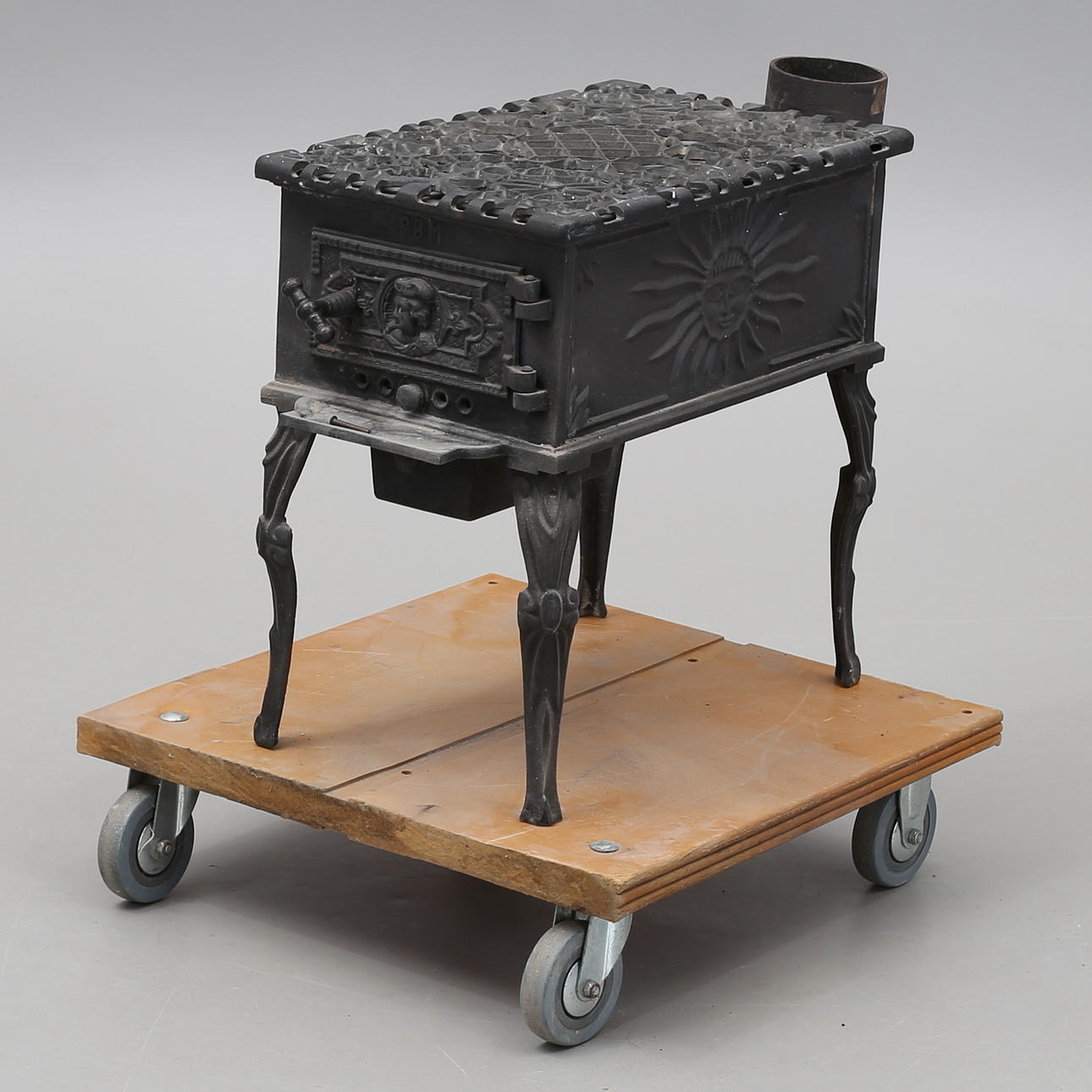 KAMIN/SPIS, gjutjärn, PBM, 1900-tal.