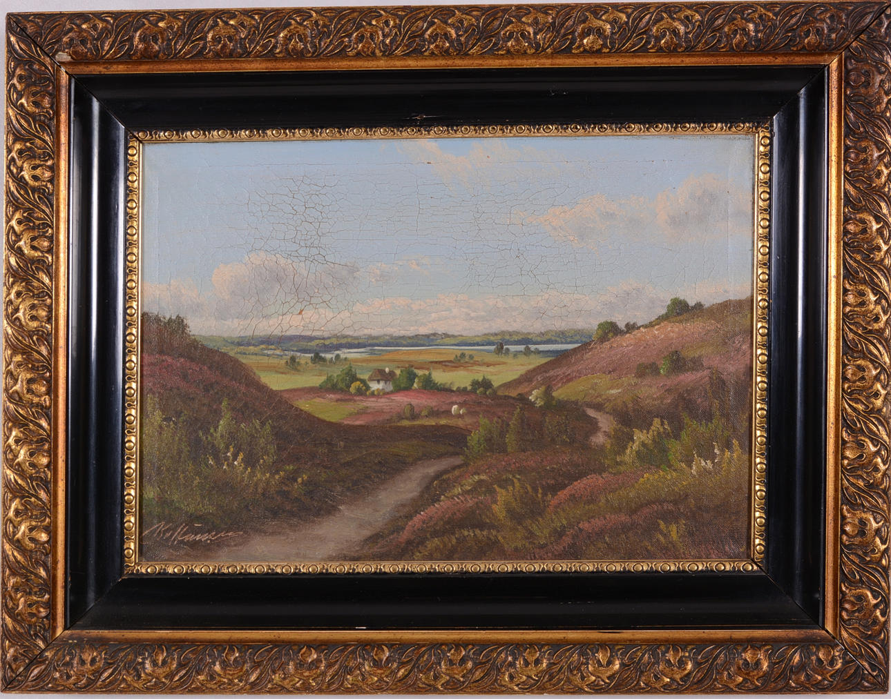 OIDENTIFIERAD KONSTNÄR. Olja på duk.