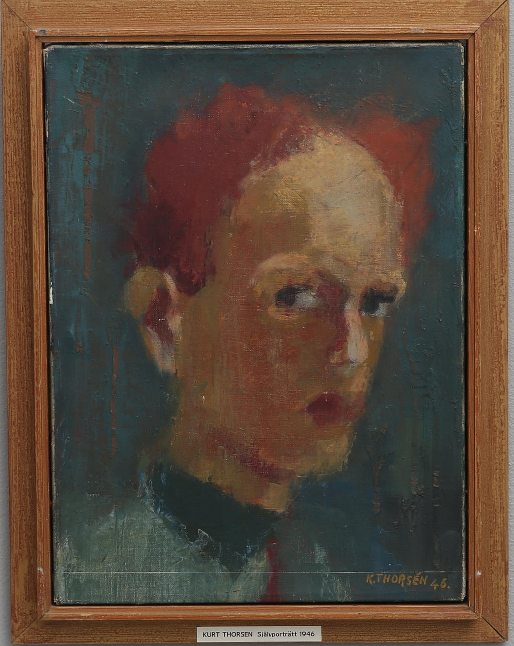 KURT THORSÉN. SJÄLVPORTRÄTT.