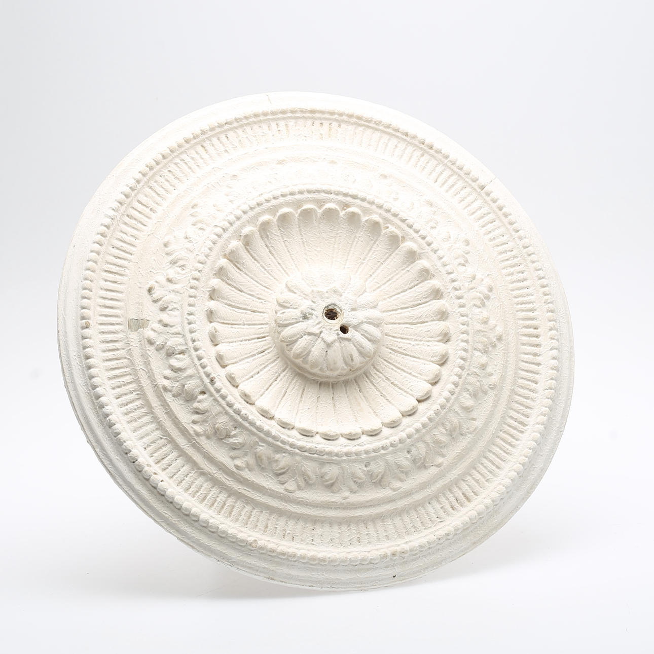 DECKENROSETTE, Gips, 19./20. Jahrhundert.