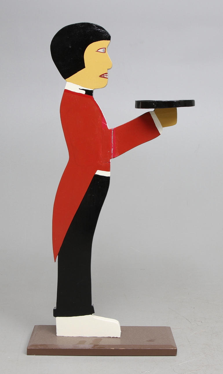 SERVERINGSFIGUR, sk dumbwaiter, 1900-tal.