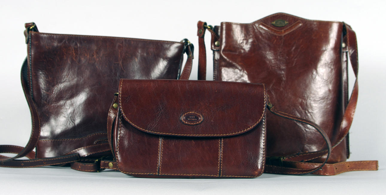 HANDVÄSKOR, 3 stycken, "The Trend".