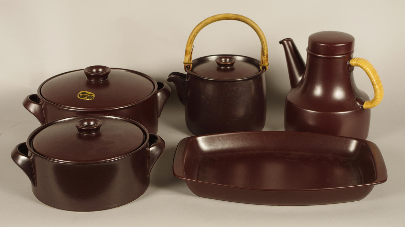 SERVISDELAR, "Therma", design Stig Lindberg, Gustavsberg.