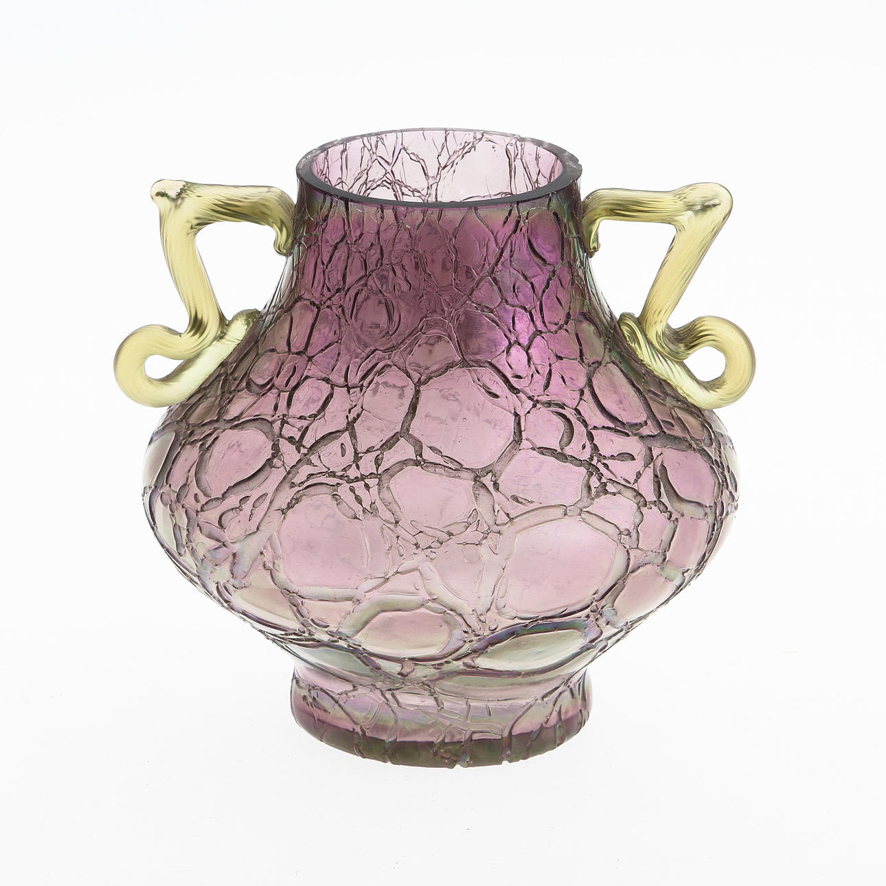 VAS, glas, troligen Loetz, Österrike, tidigt 1900-tal.