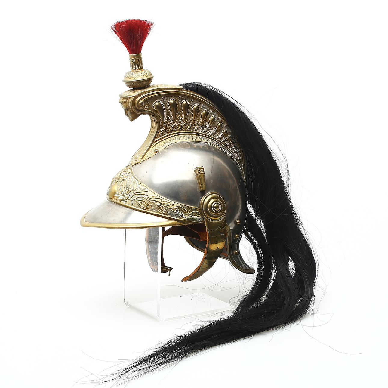 CASCO, Coracero, Francia, siglo XIX.