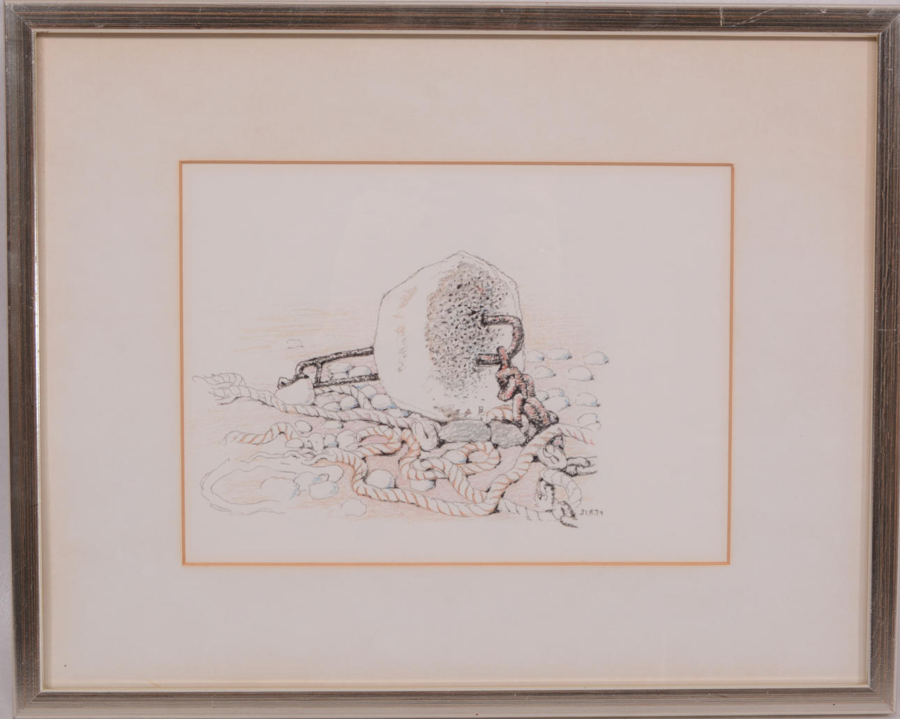 AXEL OLSON. Kritteckning.