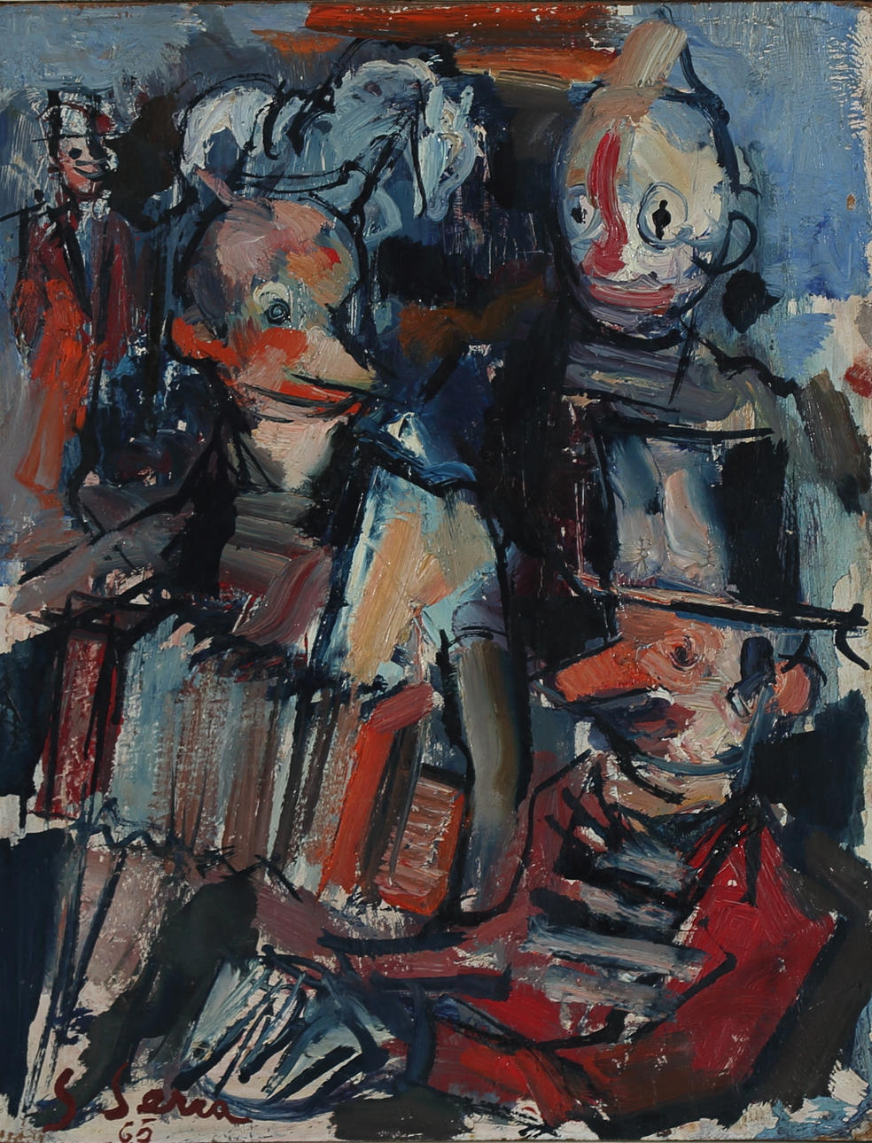 JOAN SERRA MELGOSA. Cirkus scen.