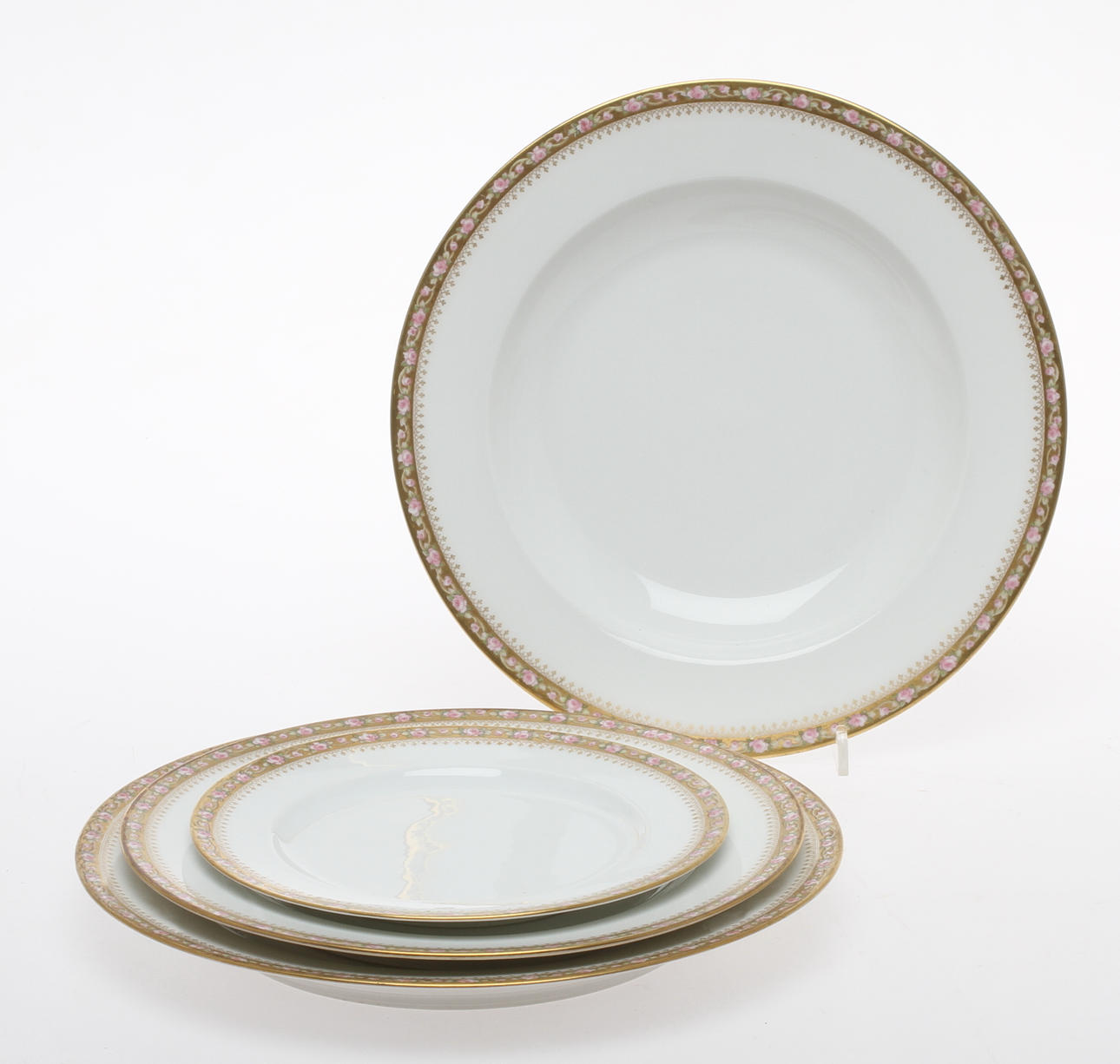 SERVISDELAR, 35 delar, Theodore Haviland, Limoges, Nordiska kompaniet.