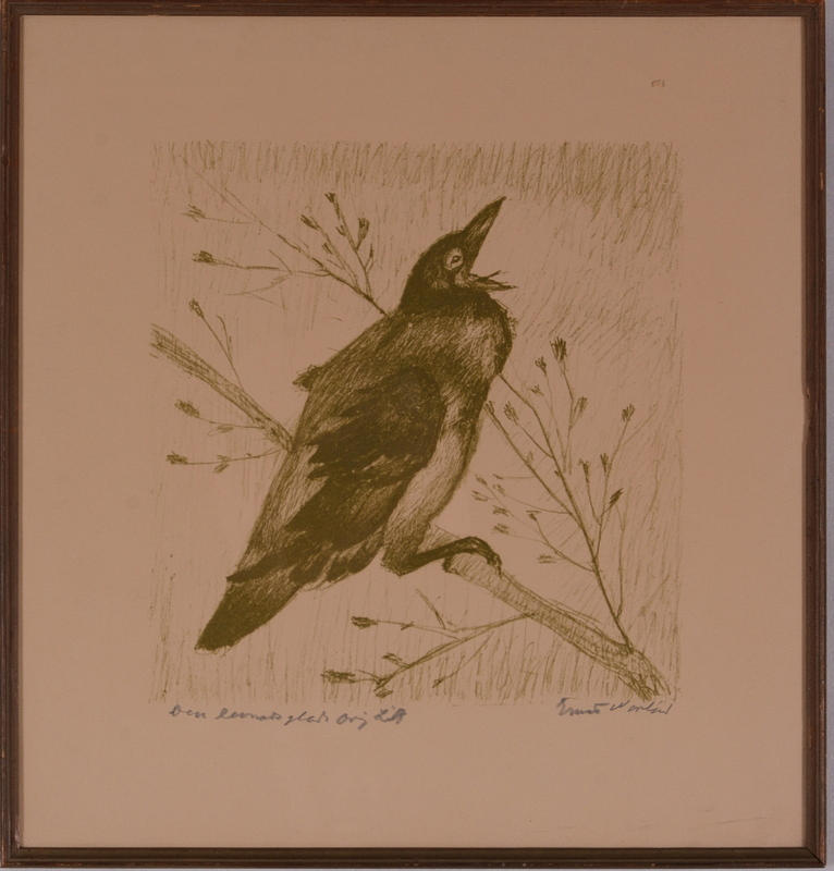 ERNST NORLIND. Litografi.