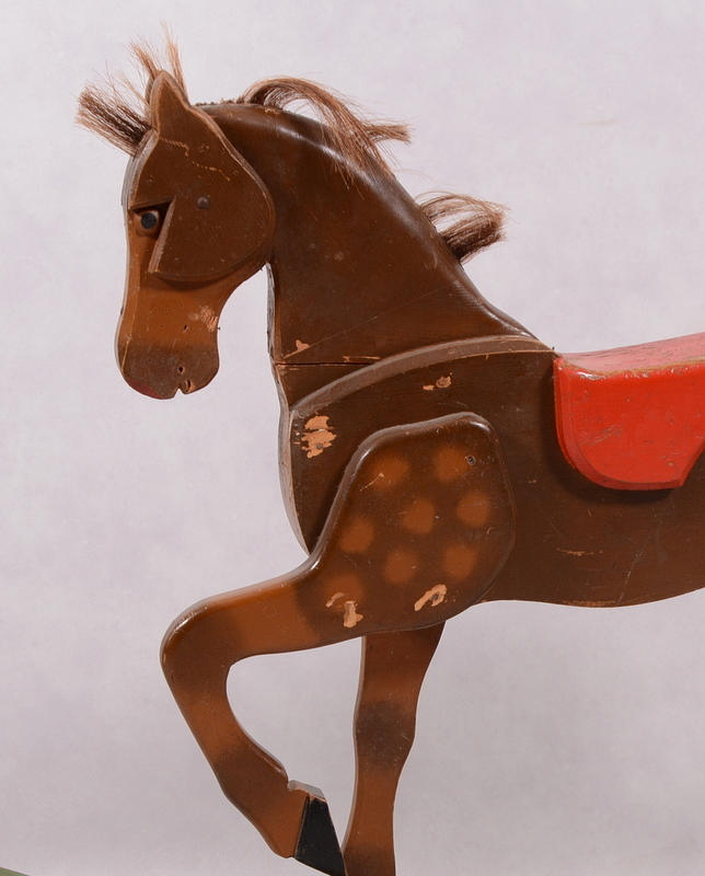 GUNGHÄST, trä, 1900-tal.