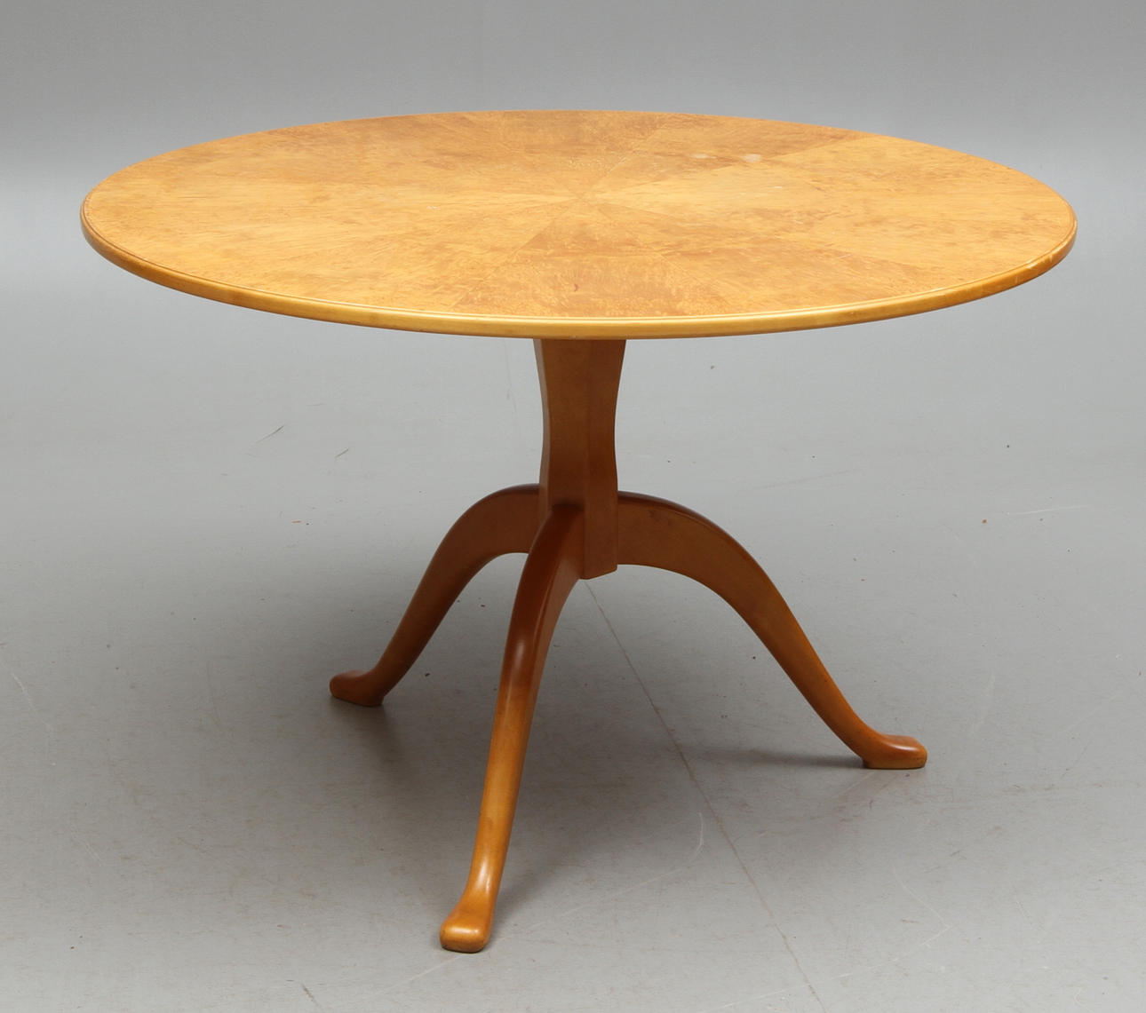 SOFFBORD, masurbjörk/björk, "Berg" Carl Malmsten.