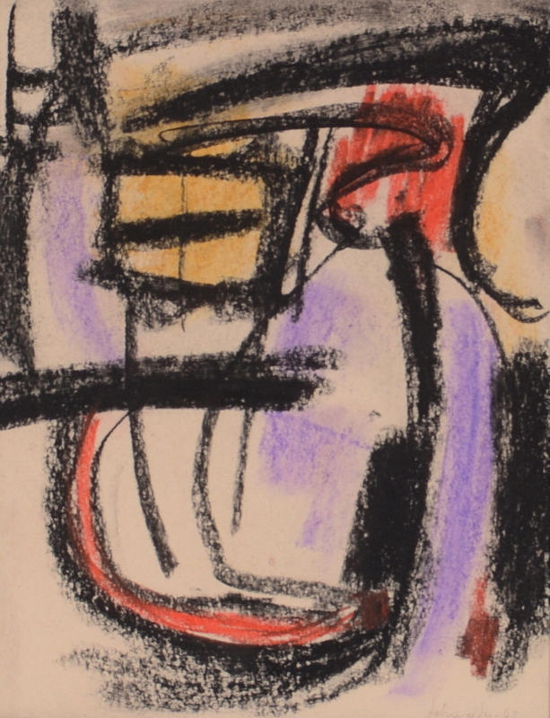 GERHARD SCHNEIDER. Pastell.