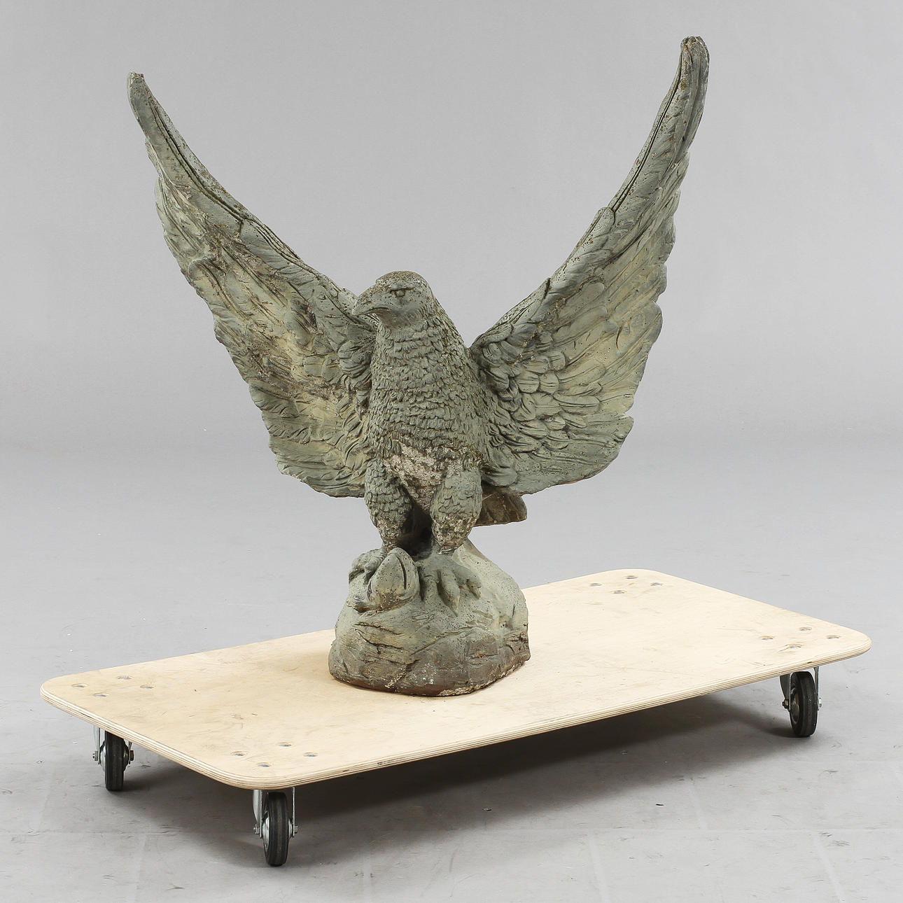 GINO MANCA. Trädgårdsskulptur, signerad.