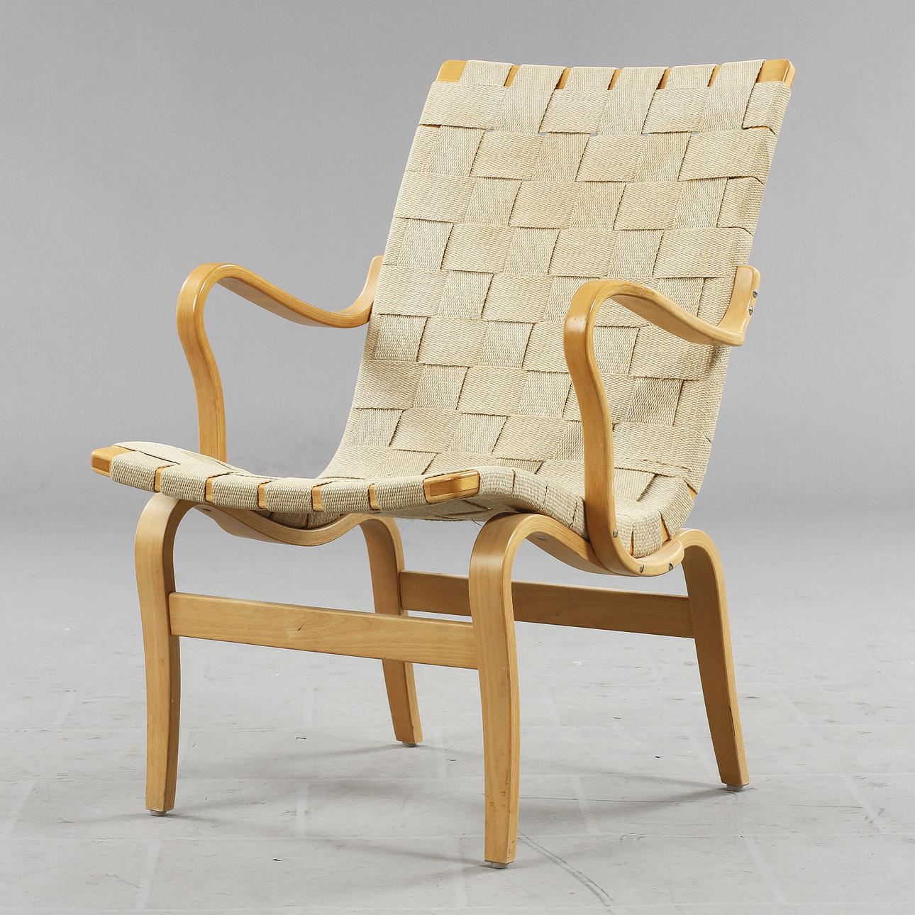 FÅTÖLJ "Eva" Bruno Mathsson, Dux.