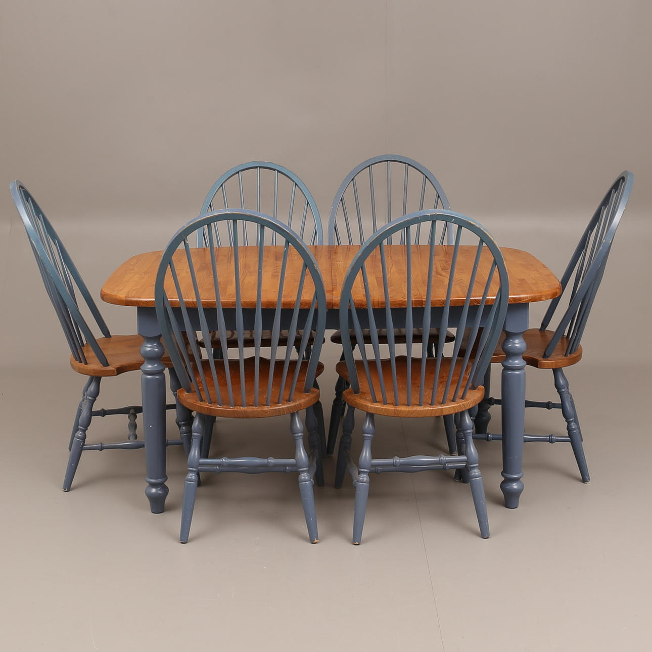 MATBORD. STOLAR, 6 stycken, Windsormodell.