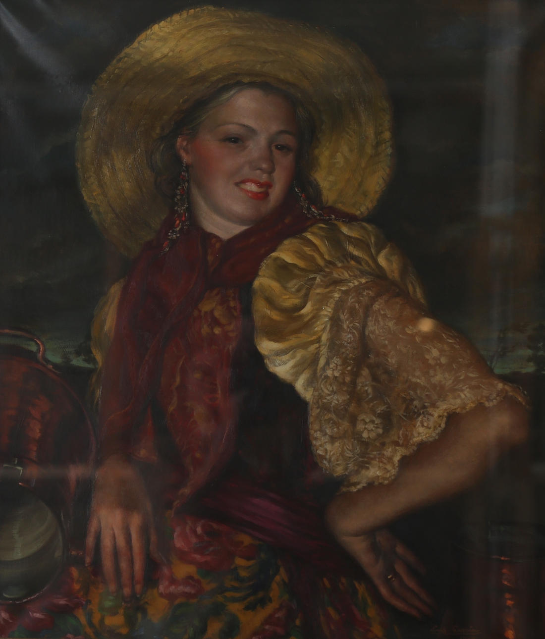 LUIS GARCÍA OLIVER. Una joven.