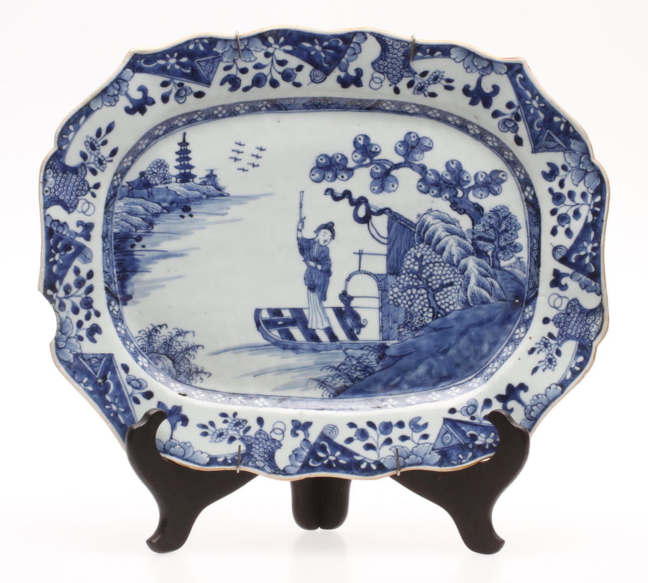 STEKFAT, porslin, Kina, 1700/1800-tal.