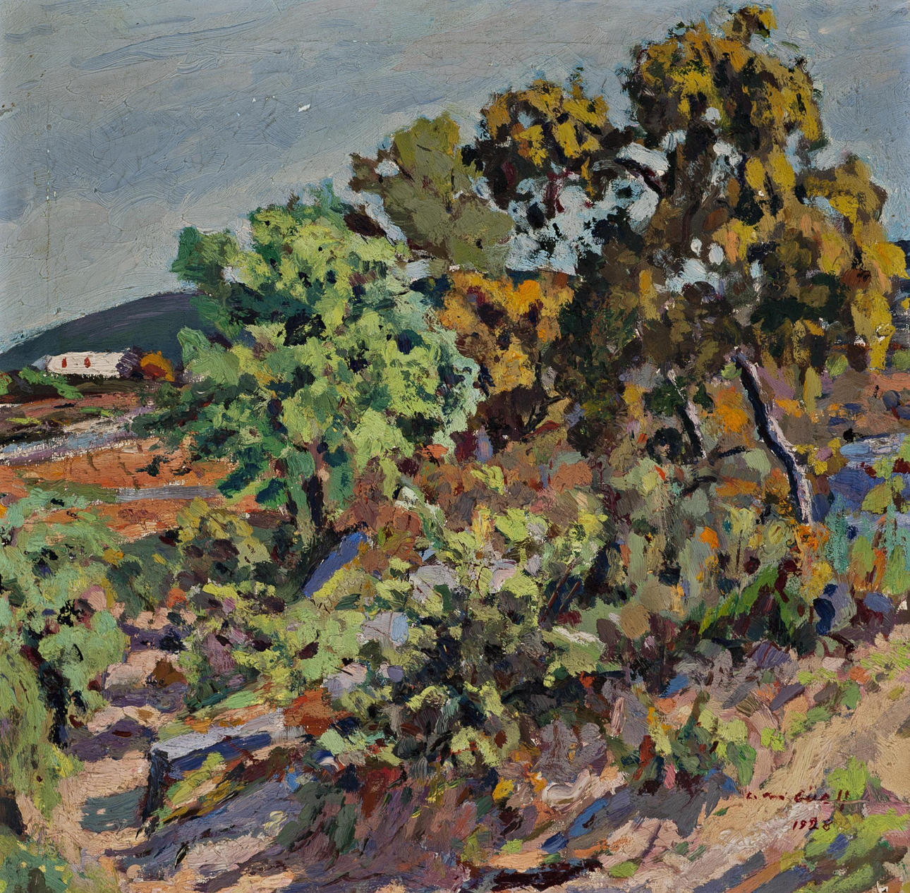 LLUÍS MARIA GÜELL. Landskap.