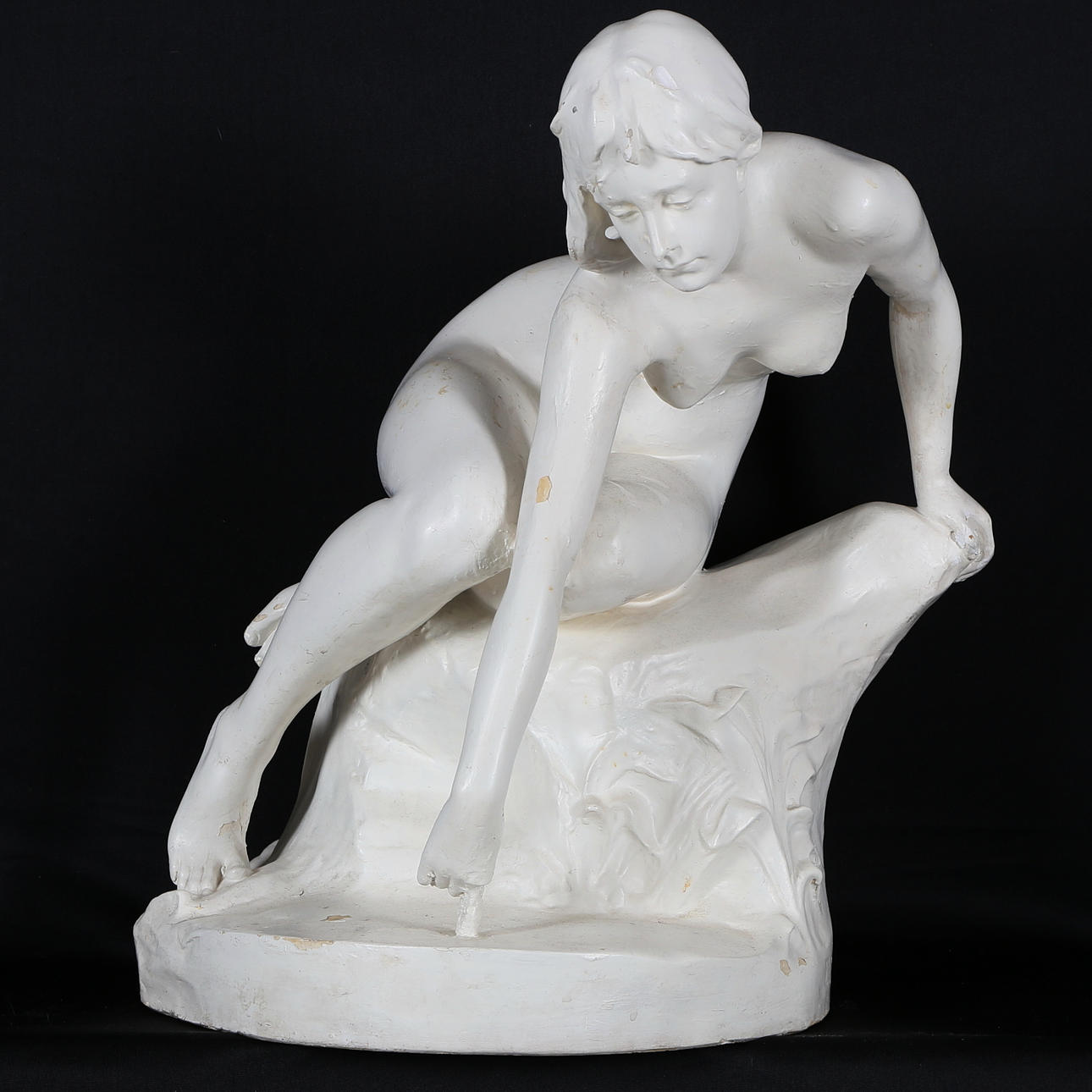 ERNST FREESE. SCULPTURE, plaster, signed E Freese, 20th century.