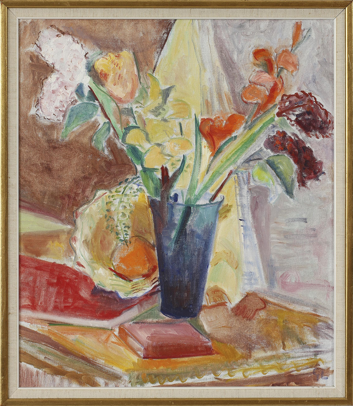 GERHARD LARSSON. Olja på duk, signerad GL.