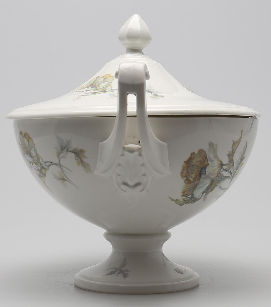 MUSHROOMS with cover. Marked Rörstrand, 1930s.