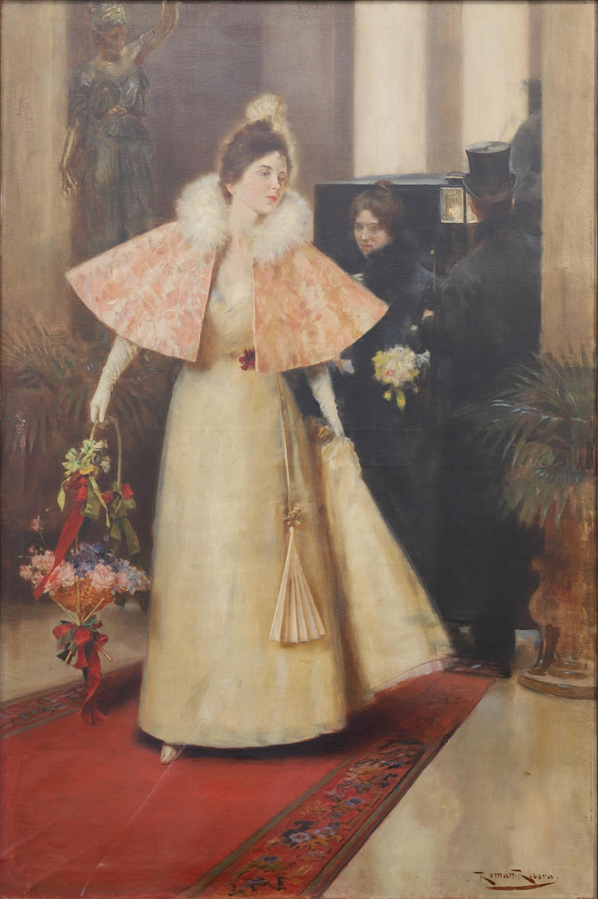 ROMÁN RIBERA. Exit of a theater.